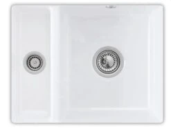 Villeroy & Boch Subway - Keramische Spoelbak 545x440 Mm Incl. Afvoergarnituur, CeramicPlus, Alpine Wit 675801R1