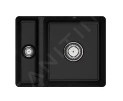 Villeroy & Boch Subway 60 - Keramische Spoelbak 55x44 Cm, CeramicPlus, Chromiet 675801J0