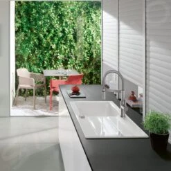 Villeroy & Boch Steel Expert Compact - Keukenkraan Met Flexibele Uitloop En Uittrekbare Sproeikop, Roestvrij Staal 927300LC -Villeroy & Boch 0c4f8817a2747f8f2f1abd27