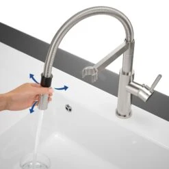 Villeroy & Boch Steel Expert 2.0 - Keukenkraan Met Flexibele Uitloop En Uittrekbare Sproeikop, Roestvrij Staal 928000LC 12 Villeroy & Boch Steel Expert 2.0 - Keukenkraan Met Flexibele Uitloop En Uittrekbare Sproeikop, Roestvrij Staal 928000LC -Villeroy & Boch 0cffed6831eec8ec018205b7 1