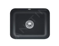 Villeroy & Boch Cisterna 60C - Keramische Spoelbak 55x44 Cm, CeramicPlus, Ebony 670601S5