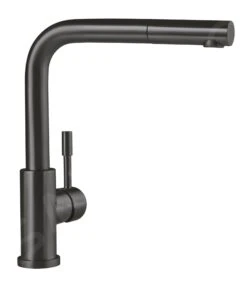 Villeroy & Boch Steel Shower - Keukenkraan Met Uittrekbare Sproeikop, Antraciet 96970105