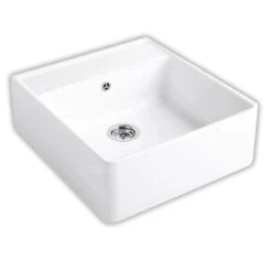 Villeroy & Boch Spoelbakken - Keramische Spoelbak 63x60 Cm, CeramicPlus, Snow White 632061KG
