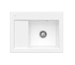 Villeroy & Boch Subway 45 - Keramische Spoelbak 65x51 Cm, CeramicPlus, Stone White 331301RW