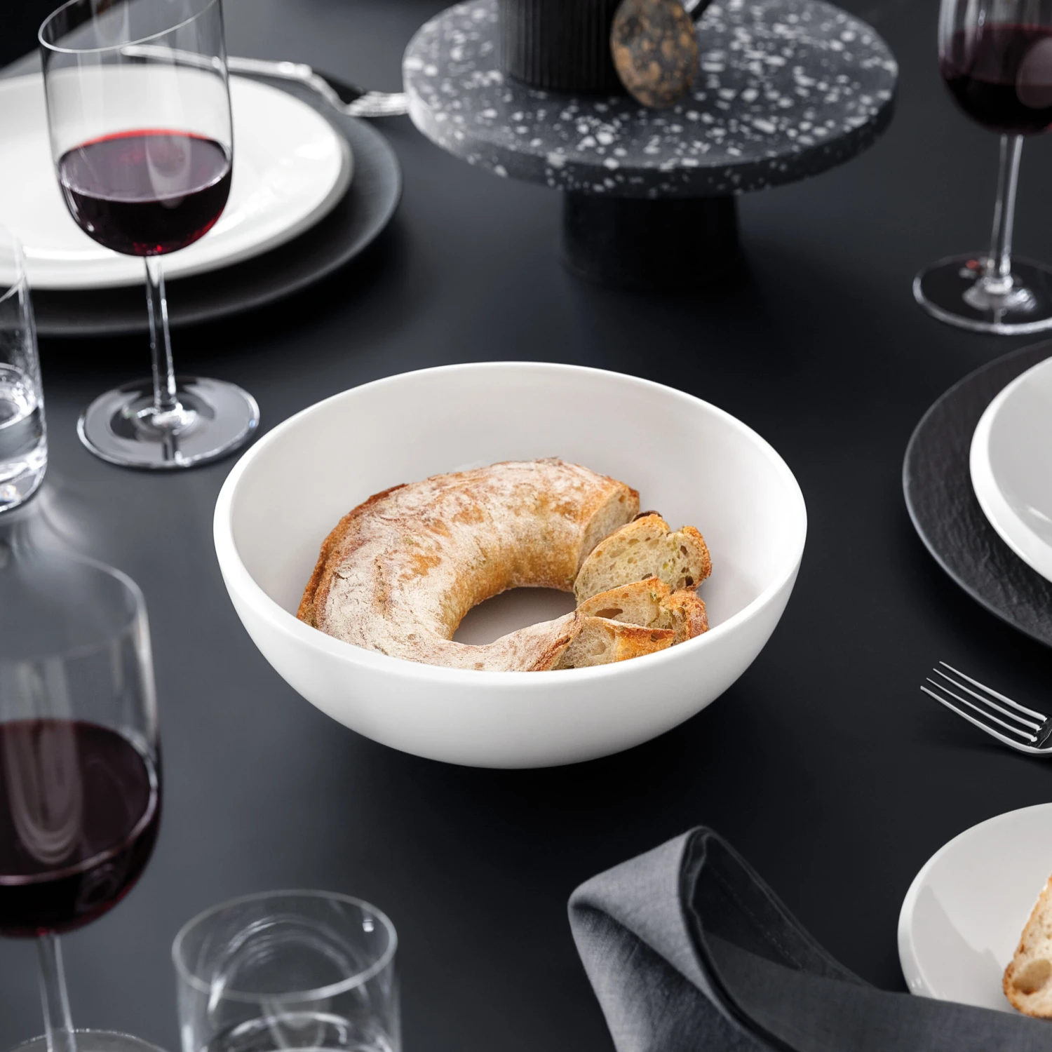 Villeroy & Boch NewMoon Schaal M 23,5 Cm 2 Villeroy & Boch NewMoon Schaal M 23,5 Cm - Afbeelding 2