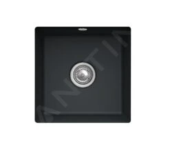 Villeroy & Boch Subway 50 - Keramische Spoelbak 44x44 Cm, CeramicPlus, Ebony 332501S5