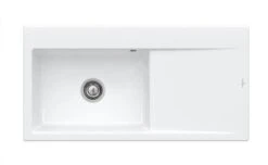 Villeroy & Boch Subway Style 60 - Keramische Spoelbak 100x51 Cm, CeramicPlus, Stone White 336201RW