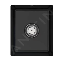 Villeroy & Boch Subway 45 - Keramische Spoelbak 38x44 Cm, CeramicPlus, Ebony 332401S5