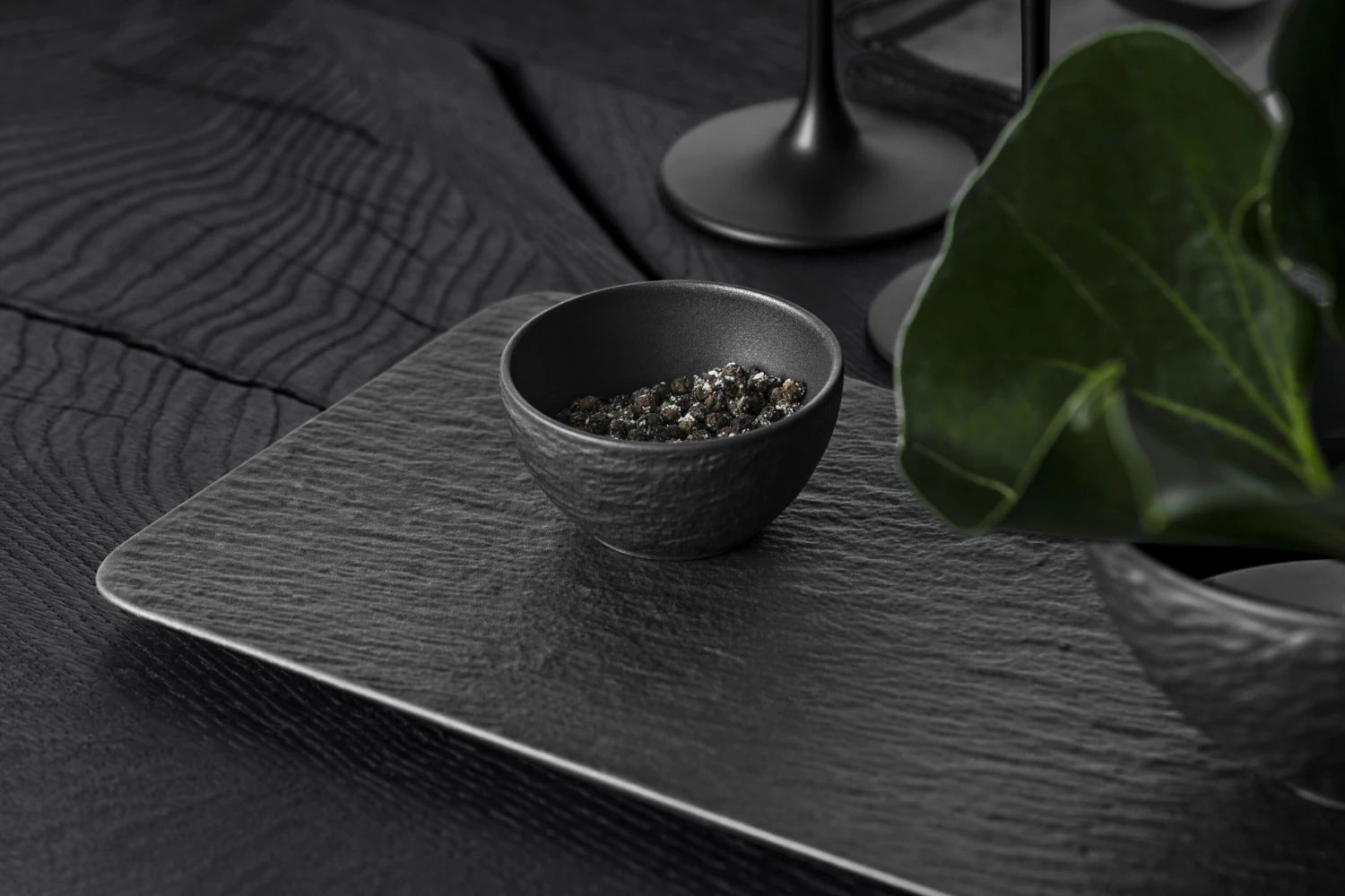 Villeroy & Boch Manufacture Rock Dipschaaltje Ø8 Cm 2 Villeroy & Boch Manufacture Rock Dipschaaltje Ø8 Cm - Afbeelding 2