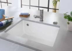 Villeroy & Boch Subway - Keramische Spoelbak 545x440 Mm Incl. Afvoergarnituur, CeramicPlus, Alpine Wit 331001R1 -Villeroy & Boch 568fb4e37b49f92c03f771d8