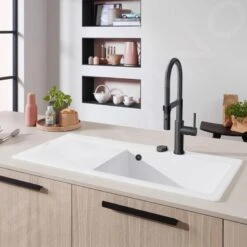Villeroy & Boch Steel Expert 2.0 - Keukenkraan Met Flexibele Uitloop En Uittrekbare Sproeikop, Antraciet 92800005 19 Villeroy & Boch Steel Expert 2.0 - Keukenkraan Met Flexibele Uitloop En Uittrekbare Sproeikop, Antraciet 92800005 -Villeroy & Boch 5f21edfeff46dcacba990b22