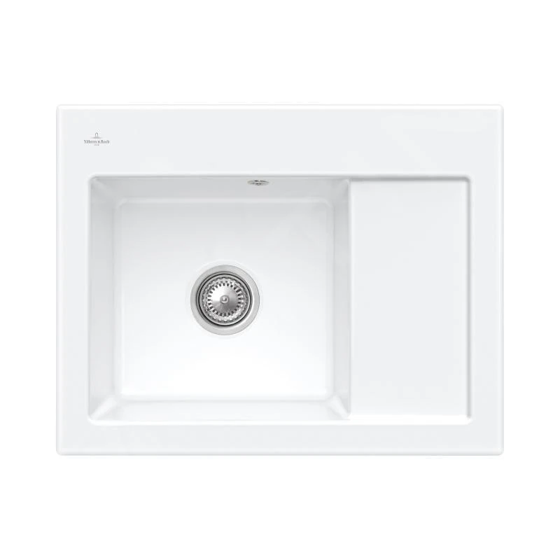 Villeroy & Boch Subway 45 - Keramische Spoelbak 65x51 Cm, CeramicPlus, Alpine Wit 331201R1 1 Villeroy & Boch Subway 45 - Keramische Spoelbak 65x51 Cm, CeramicPlus, Alpine Wit 331201R1