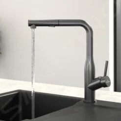 Villeroy & Boch Subway Style Shower - Keukenkraan Met Uittrekbare Sproeikop, Antraciet 92850005 -Villeroy & Boch 82669d671aa838baf63ee535