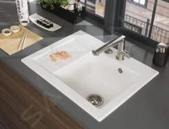 Villeroy & Boch Subway 45 - Keramische Spoelbak 65x51 Cm, CeramicPlus, Stone White 331301RW -Villeroy & Boch 832453fe962cb8d4a5287be3