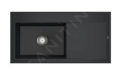 Villeroy & Boch Subway Style 60 - Keramische Spoelbak 100x51 Cm, CeramicPlus, Ebony 336201S5