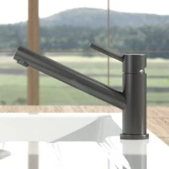 Villeroy & Boch Como - Keukenkraan, Neerklapbaar Onder Raam, Antraciet 92570005 -Villeroy & Boch 904aac953775e4e9238dd040