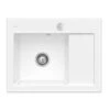 Villeroy & Boch Subway 45 - Keramische Spoelbak 65x51 Cm, Excentrische Bediening, CeramicPlus, Stone White 331202RW