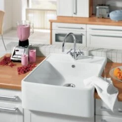Villeroy & Boch Spoelbakken - Keramische Spoelbak 630x595 Mm Incl. Afvoergarnituur, CeramicPlus, Alpine Wit 632062R1 -Villeroy & Boch c103cb8b9a54814b8a4e14b6