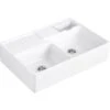 Villeroy & Boch Spoelbakken - Keramische Spoelbak 90x63 Cm, CeramicPlus, Snow White 632391KG