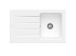 Villeroy & Boch Architectura - Keramische Spoelbak 860x510 Mm Incl. Afvoergarnituur, CeramicPlus, Alpine Wit 335001R1
