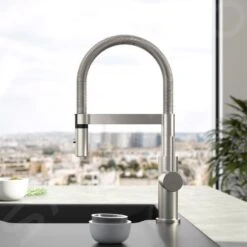 Villeroy & Boch Steel Expert Compact - Keukenkraan Met Flexibele Uitloop En Uittrekbare Sproeikop, Roestvrij Staal 927300LC -Villeroy & Boch cf10c760537d8d5a154527b0