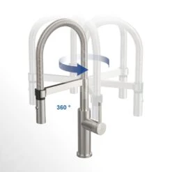 Villeroy & Boch Steel Expert 2.0 - Keukenkraan Met Flexibele Uitloop En Uittrekbare Sproeikop, Roestvrij Staal 928000LC 11 Villeroy & Boch Steel Expert 2.0 - Keukenkraan Met Flexibele Uitloop En Uittrekbare Sproeikop, Roestvrij Staal 928000LC -Villeroy & Boch d2f7d7afd97d9f4263690679 1