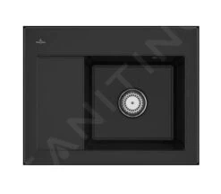 Villeroy & Boch Subway 45 - Keramische Spoelbak 65x51 Cm, CeramicPlus, Chromiet 331301J0