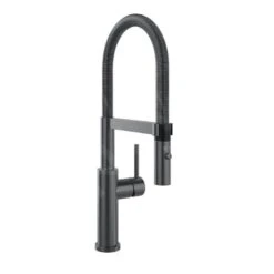 Villeroy & Boch Steel Expert 2.0 - Keukenkraan Met Flexibele Uitloop En Uittrekbare Sproeikop, Antraciet 92800005