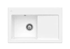 Villeroy & Boch Subway 45 - Keramische Spoelbak 78x51 Cm, CeramicPlus, Stone White 677201RW
