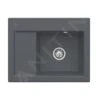 Villeroy & Boch Subway 45 - Keramische Spoelbak 65x51 Cm, CeramicPlus, Grafiet 331301i4