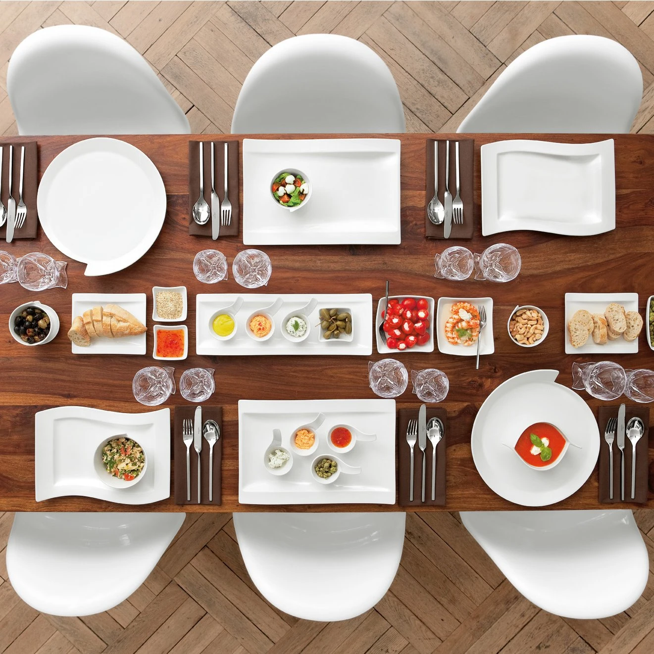 Villeroy & Boch New Wave Bord Rechthoek 2 Villeroy & Boch New Wave Bord Rechthoek - Afbeelding 2